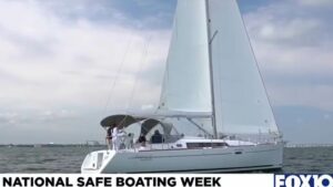 Charleston Blog 4 Video still of national safe boating week story on fox 10