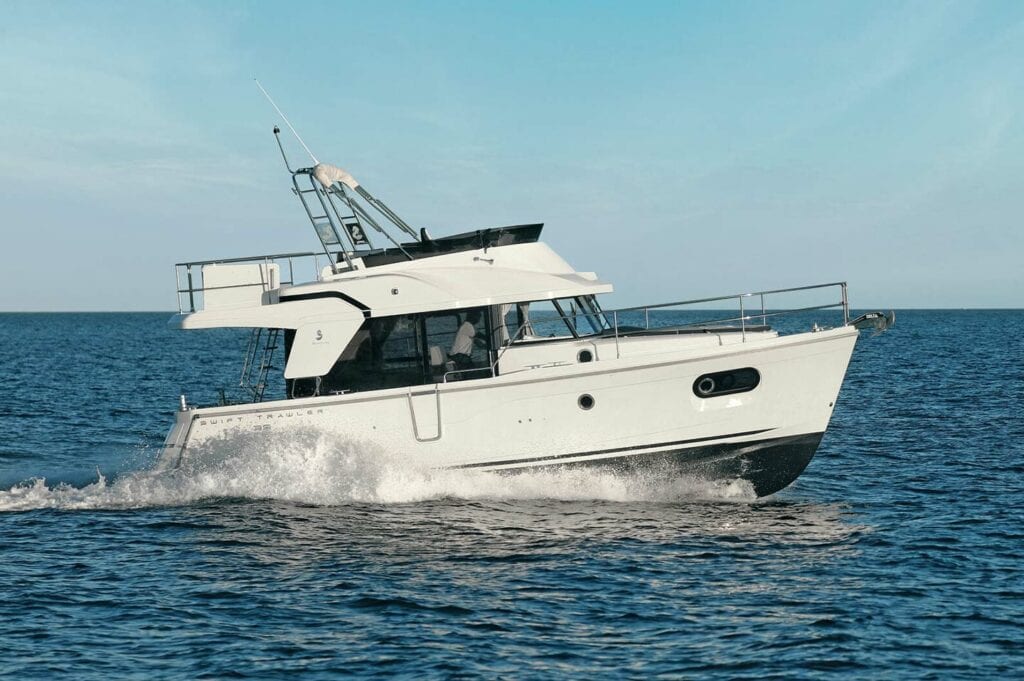 Beneteau Swift Trawler 35 on the water