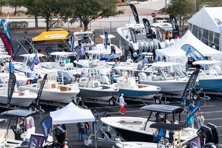 2024 Charleston Boat Show with PowerTime display